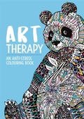 Cover: Art Therapy: An Anti-Stress Colouring and Doodle Book for Adults - LOM Art