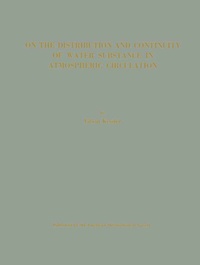 Enlarge image Cover: On the Distribution and Continuity of Water Substance in Atmosphere Circulations - American Meteorological Society