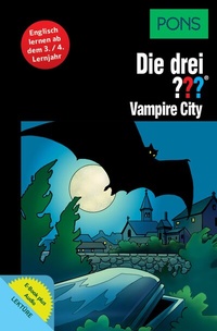 Abbildung von: PONS Die drei ??? Fragezeichen Vampire City mit Audio - PONS Langenscheidt