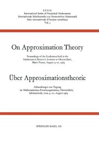 Enlarge image Cover: On approximation theory - Springer