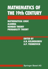 Abbildung von: Mathematics of the 19th Century - Birkhäuser