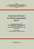 Cover: Numerische Methoden bei Optimierungsaufgaben - Birkh&auml;user