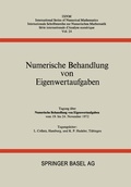 Cover: Numerische Behandlung von Eigenwertaufgaben - Birkh&auml;user