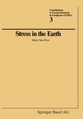 Cover: Stress in the Earth - Birkh&auml;user