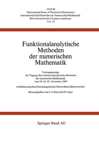 Enlarge image Cover: Funktionalanalytische Methoden der numerischen Mathematik - Birkhäuser