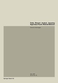 Cover: Finite Element Analysis Assuming Rigid-Ideal-Plastic Material Behavior - Birkh&auml;user