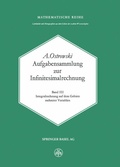 Cover: Aufgabensammlung zur Infinitesimalrechnung - Birkh&auml;user