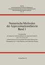 Cover: Numerische Methoden der Approximationstheorie - Birkhäuser