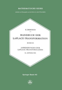 Enlarge image Cover: Handbuch der Laplace-Transformation - Birkhäuser