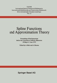 Enlarge image Cover: Spline Functions and Approximation Theory - Birkhäuser