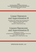 Cover: Linear Operators and Approximation II / Lineare Operatoren und Approximation II - Birkh&auml;user