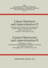 Enlarge image Cover: Linear Operators and Approximation II / Lineare Operatoren und Approximation II - Birkhäuser