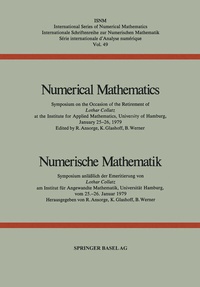 Enlarge image Cover: Numerical Mathematics / Numerische Mathematik - Birkhäuser