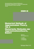 Cover: Numerical Methods of Approximation Theory/Numerische Methoden der Approximationstheorie - Birkh&auml;user