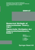 Cover: Numerical Methods of Approximation Theory, Vol. 7 / Numerische Methoden der Approximationstheorie, Band 7 - Birkh&auml;user