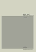 Cover: Optimum Design using Linear Programming - Birkh&auml;user