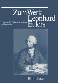 Abbildung von: Zum Werk Leonhard Eulers - Birkhäuser