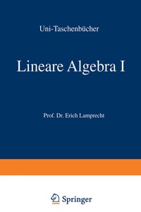 Abbildung von: Lineare Algebra I - Birkhäuser