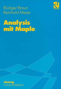 Enlarge image Cover: Analysis mit Maple - Vieweg+Teubner Verlag