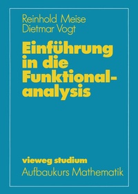 Abbildung von: Einführung in die Funktionalanalysis - Vieweg+Teubner Verlag