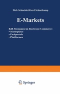 Cover: E-Markets - Springer Gabler
