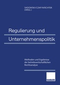 Cover: Regulierung und Unternehmenspolitik - Springer Gabler