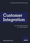 Cover: Customer Integration - Springer Gabler