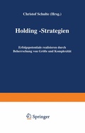 Cover: Holding-Strategien - Springer Gabler