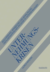 Abbildung von: Unternehmungskrisen - Springer Gabler
