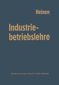 Cover: Industriebetriebslehre - Springer Gabler