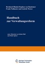 Cover: Handbuch zur Verwaltungsreform - VS Verlag für Sozialwissenschaften