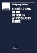 Cover: Einf&uuml;hrung in die Betriebswirtschaftslehre - Springer Gabler