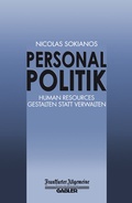 Cover: Personal Politik - Springer Gabler