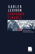 Cover: Gabler Lexikon Corporate Finance - Springer Gabler