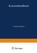 Cover: Konzernhandbuch - Springer Gabler