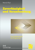 Cover: Zuverl&auml;ssigkeit und Verantwortung - Vieweg+Teubner Verlag