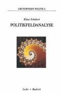 Cover: Politikfeldanalyse - VS Verlag f&uuml;r Sozialwissenschaften