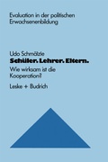 Cover: Sch&uuml;ler. Lehrer. Eltern. - VS Verlag f&uuml;r Sozialwissenschaften
