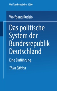 Abbildung von: Das politische System der Bundesrepublik Deutschland - VS Verlag für Sozialwissenschaften