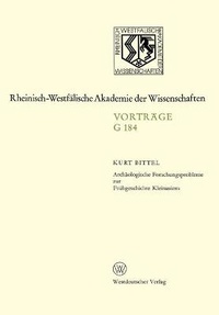 Abbildung von: Archaeologische Forschungsprobleme zur Fruehgeschichte Kleinasiens - Vs Verlag Fur Sozialwissenschaften
