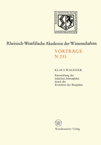 Enlarge image Cover: Entwicklung der irdischen Atmosphäre durch die Evolution der Biosphäre - VS Verlag für Sozialwissenschaften