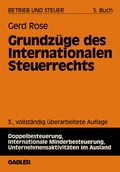 Cover: Grundz&uuml;ge des Internationalen Steuerrechts - Springer Gabler