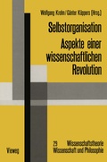 Cover: Selbstorganisation - Vieweg+Teubner Verlag