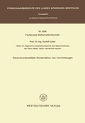 Cover: Rechnerunterst&uuml;tzte Konstruktion von Vorrichtungen - VS Verlag f&uuml;r Sozialwissenschaften