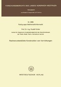 Cover: Rechnerunterstuetzte Konstruktion von Vorrichtungen - Vs Verlag Fur Sozialwissenschaften