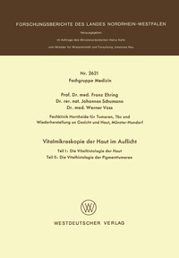 Abbildung von: Vitalmikroskopie der Haut im Auflicht - VS Verlag für Sozialwissenschaften