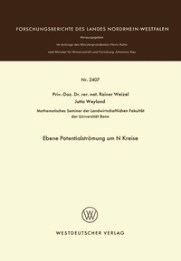 Abbildung von: Ebene Potentialströmung um N Kreise - VS Verlag für Sozialwissenschaften