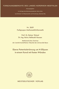 Abbildung von: Ebene Potentialströmung um N Ellipsen in einem Kanal mit festen Wänden - VS Verlag für Sozialwissenschaften