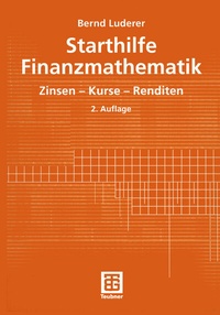 Enlarge image Cover: Starthilfe Finanzmathematik - Vieweg+Teubner Verlag