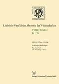 Cover: &laquo;Die Folgen des Krieges&raquo; - VS Verlag f&uuml;r Sozialwissenschaften